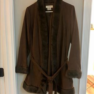 Ladies Chocolate Brown Winter coat